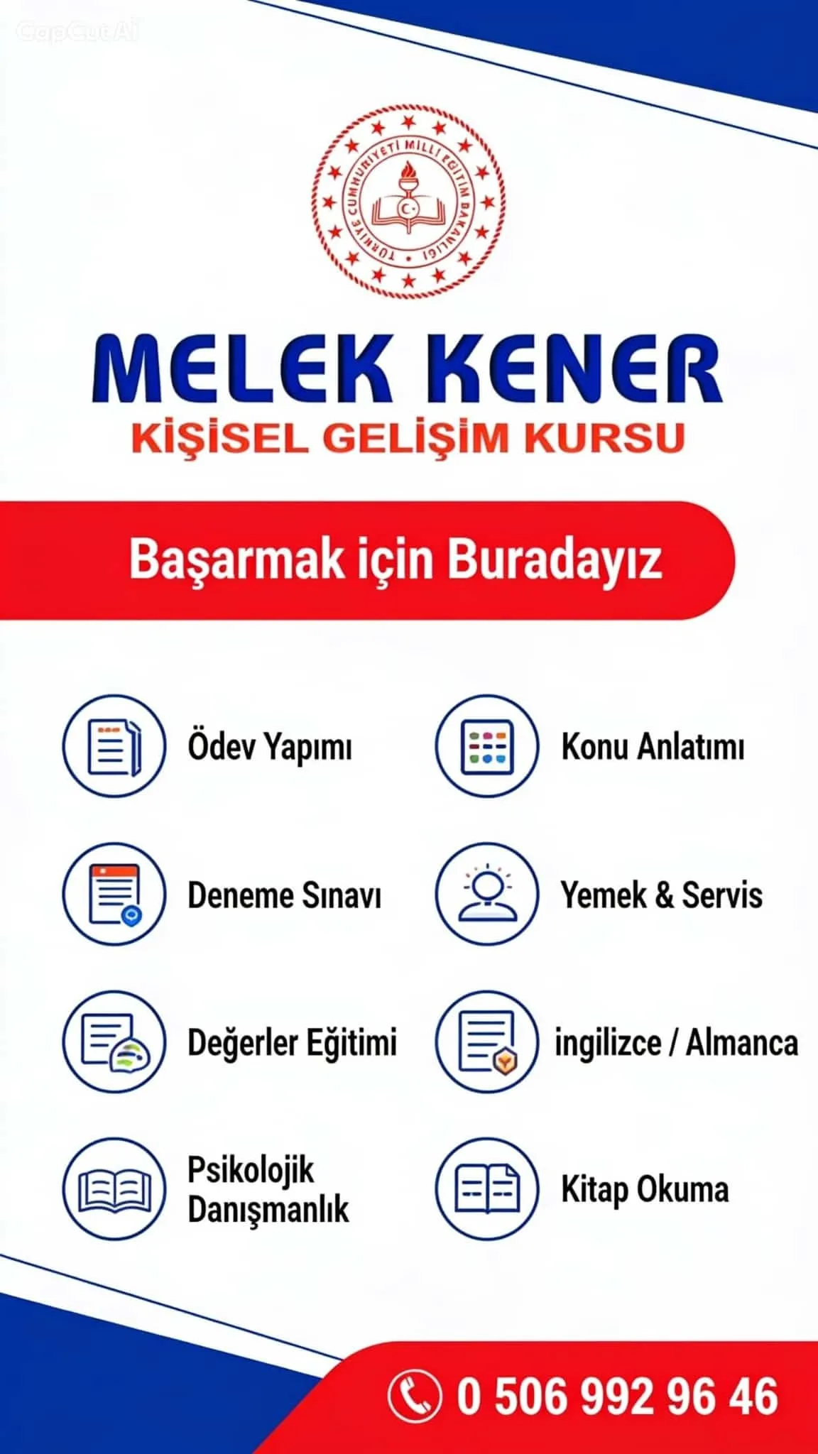 Melek Kener Kişisel Gelişim Kursu Broşürü